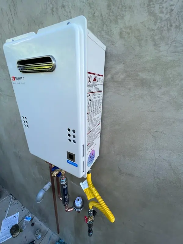 Tankless water heater installation for Huntington Acres homes